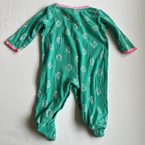 Bundle of 3 Carter's Baby Girl's Footed Pajamas Size 6 Months - Picture 8 of 15